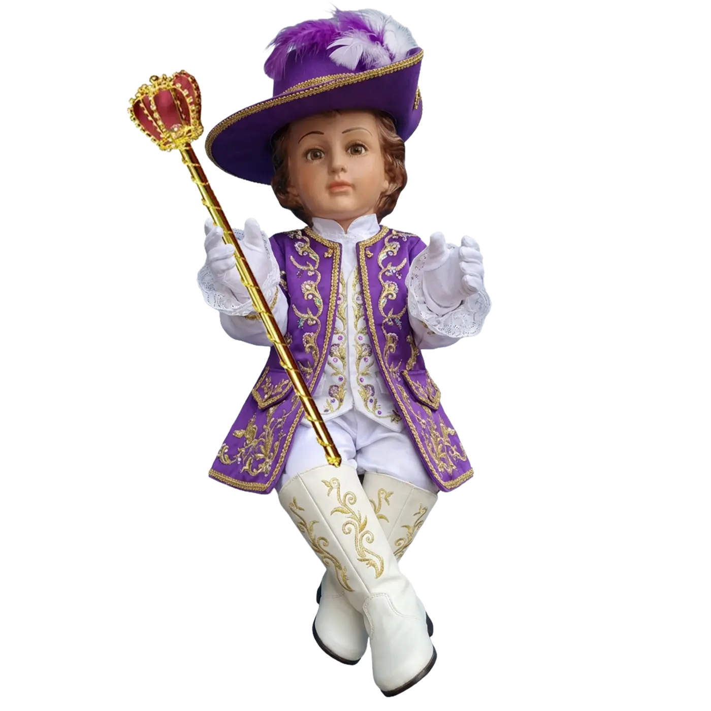 Niño Jesús de la Amistad vestido con la indumentaria del personaje El Turco